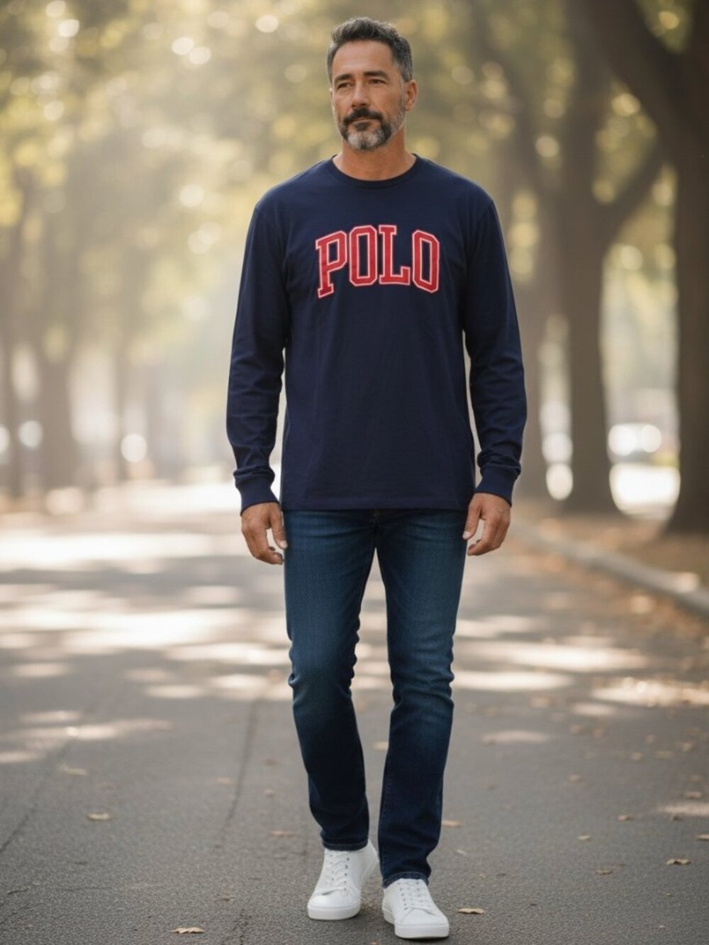 Polo Ralph Lauren Men's Classic Fit Spell-Out Long Sleeve T-Shirt - XXL